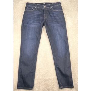 Mavi Marcus Jeans Mens 34x32 Blue Slim Straight Leg Dark Wash Denim Stretch